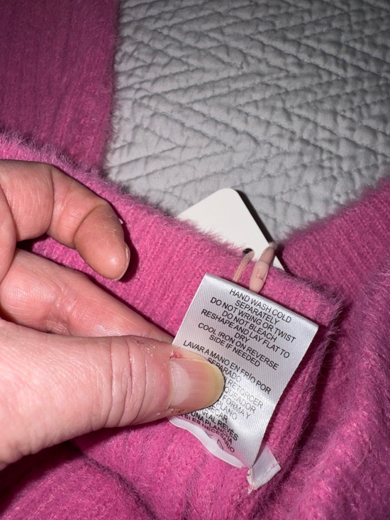 Gianni Bini Hot Pink Ribbed  Knitted Wide leg pants - Picture 5 of 9